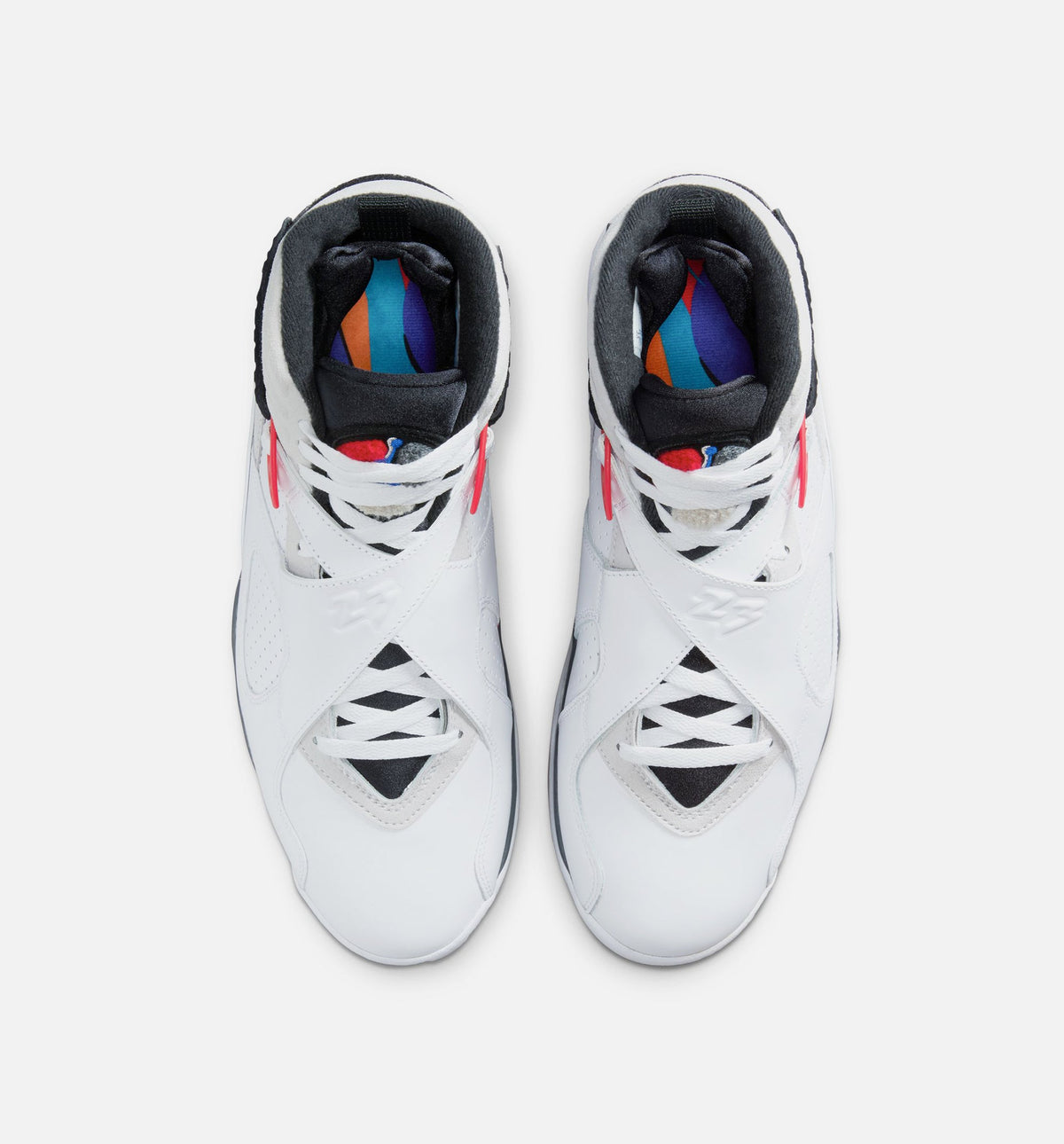 Air Jordan 8 Retro White and True Red Men's Lifestyle Shoes