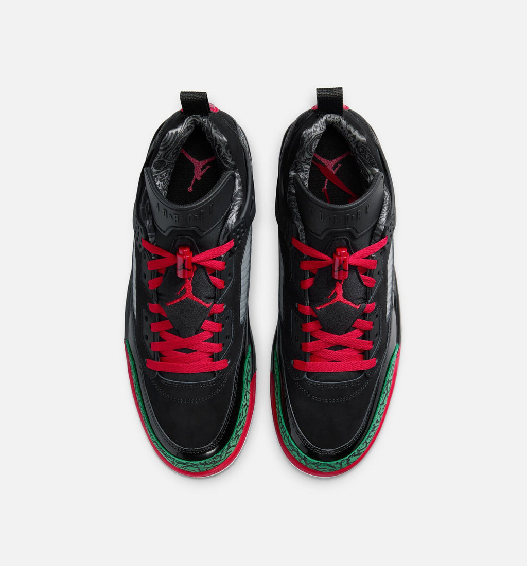 Spizike Low Men's Lifestyle Shoes - Black / Classic Green / White / Varsity Red