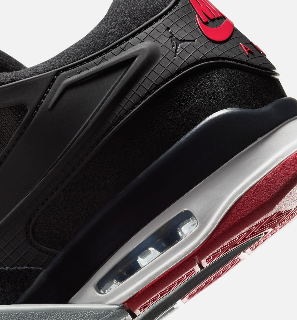 Air Jordan 4 RM Men's Shoes - Black / Wolf Grey