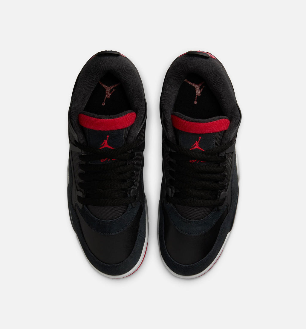 Air Jordan 4 RM Men's Shoes - Black / Wolf Grey
