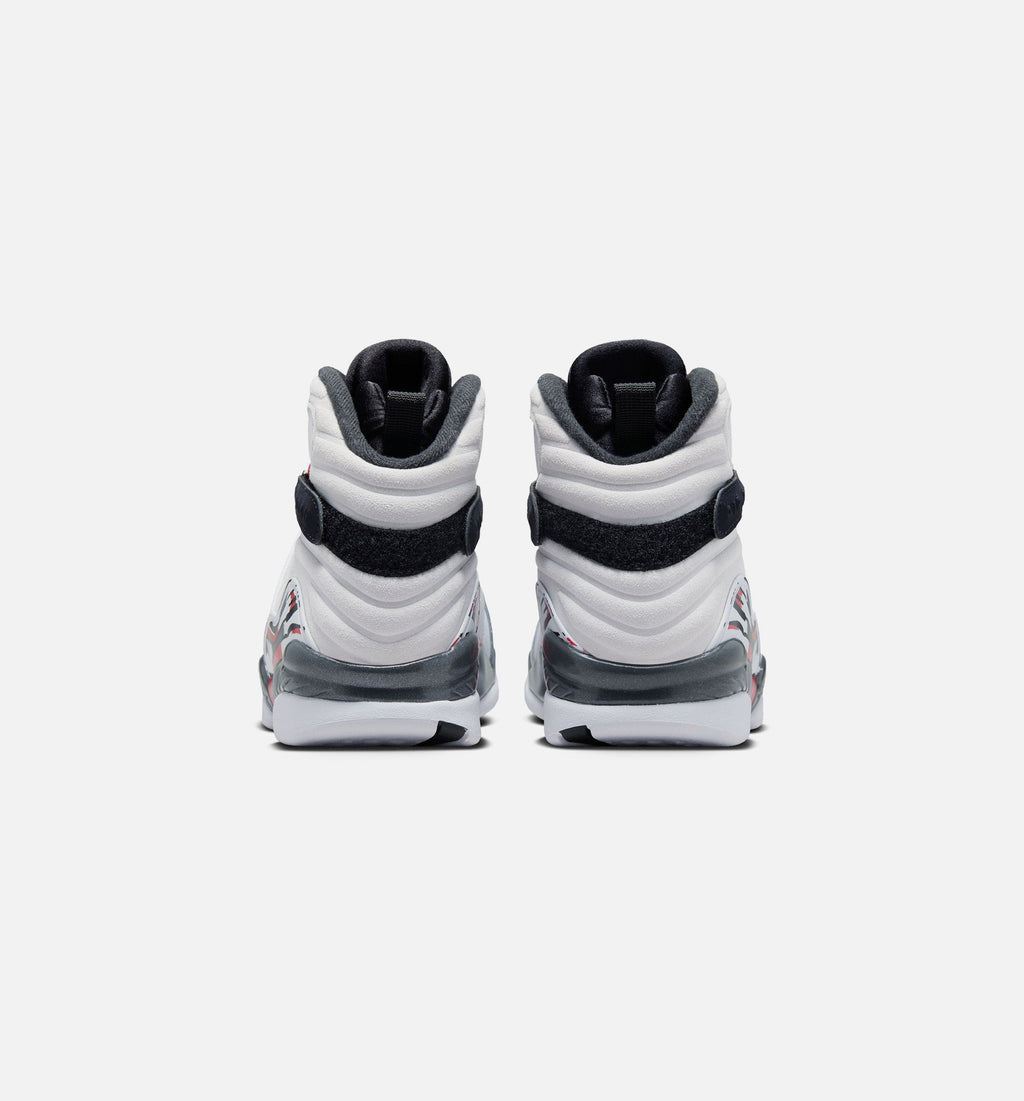 Air Jordan 8 Retro White and True Red Men's Lifestyle Shoes