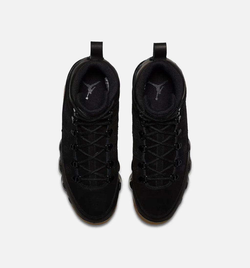 Air Jordan 9 Retro Men's Lifestyle Boots - Black / Black Gum / Light Brown