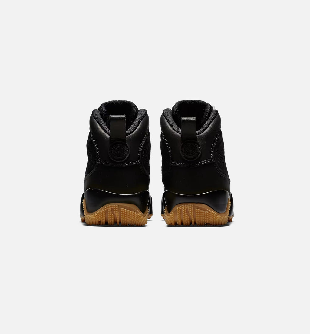 Air Jordan 9 Retro Men's Lifestyle Boots - Black / Black Gum / Light Brown