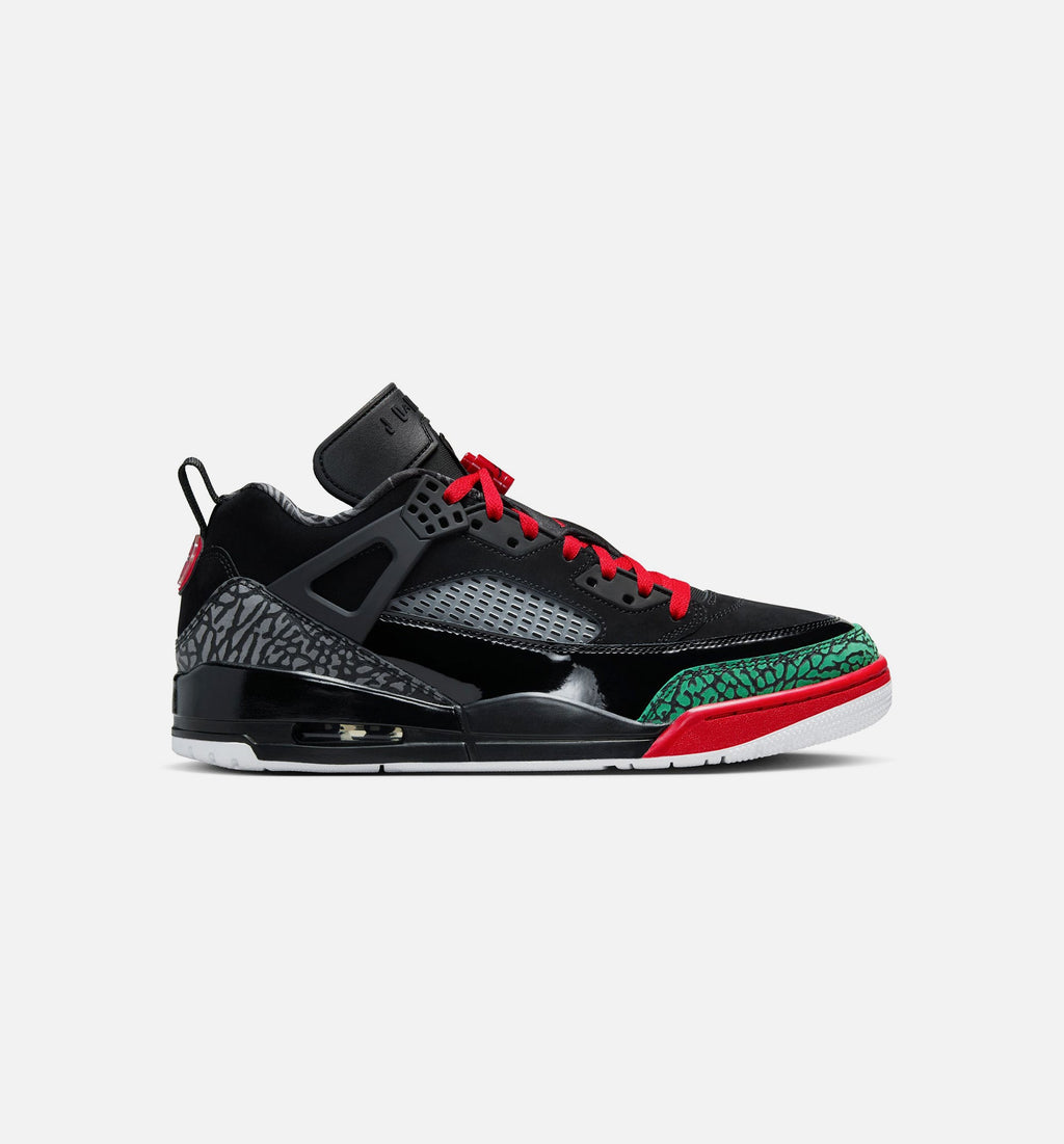 Spizike Low Men's Lifestyle Shoes - Black / Classic Green / White / Varsity Red