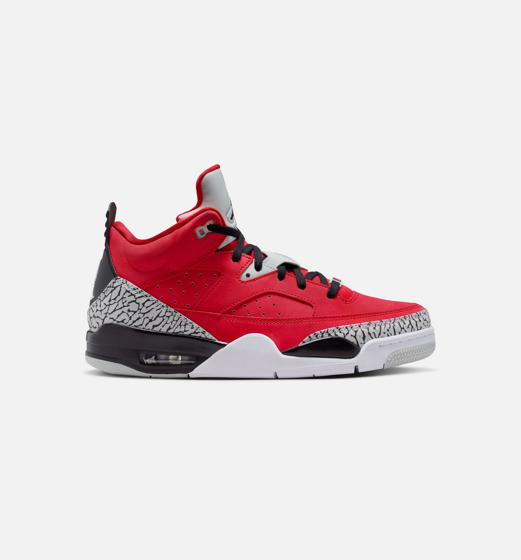 Son of Mars Low Men's Lifestyle Shoes - Fire Red / Black / Grey / Mist White