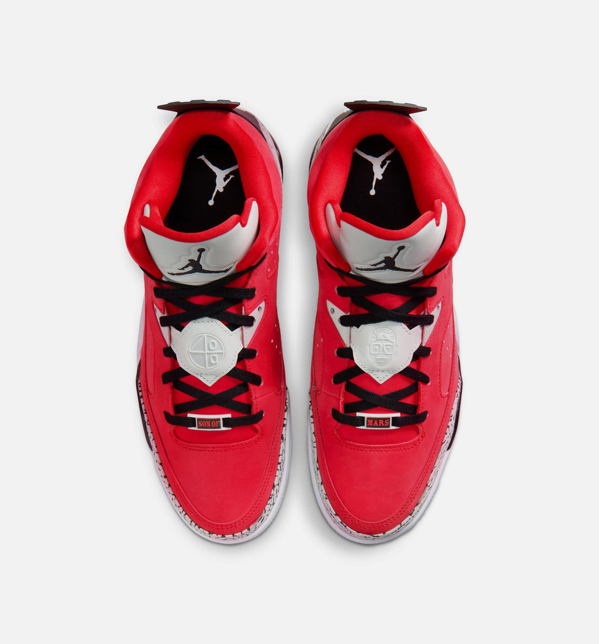 Son of Mars Low Men's Lifestyle Shoes - Fire Red / Black / Grey / Mist White