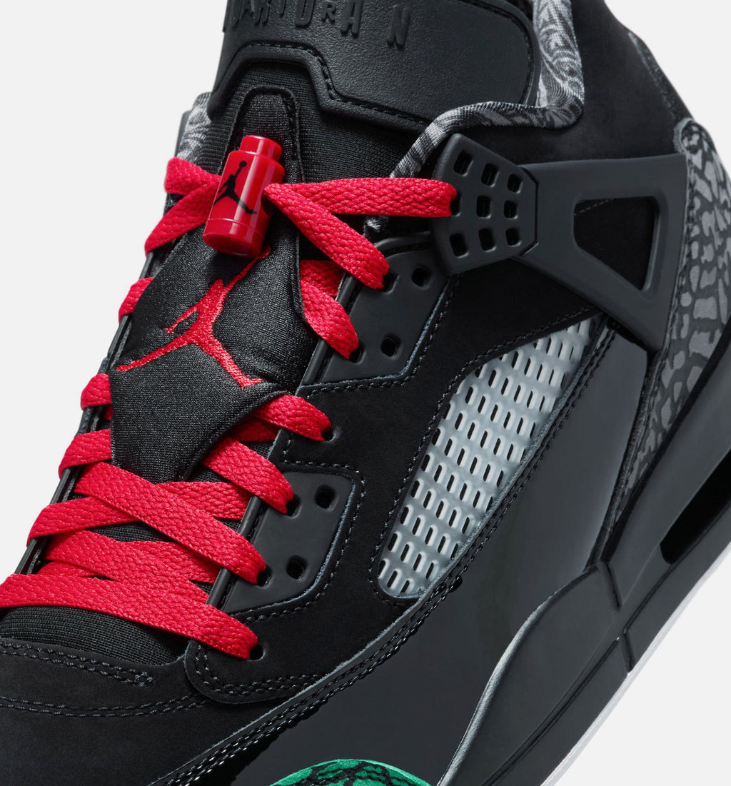Spizike Low Men's Lifestyle Shoes - Black / Classic Green / White / Varsity Red